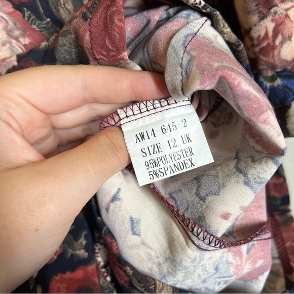 NWT Lavish Alice Floral Romper Size UK 12 or US 8 - Picture 11 of 12